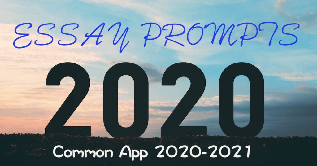 the common app essay prompts 2021
